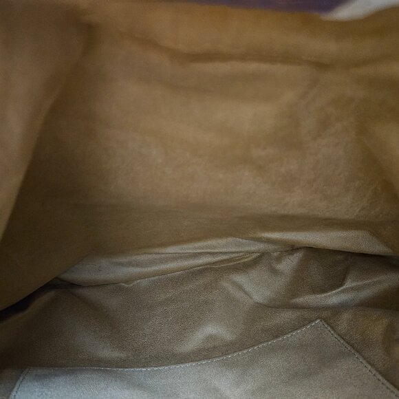 Jimmy Choo White Clutch with Gold Accents - Picture 14 of 16